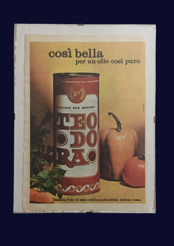 Quadro pubblicitario vintage