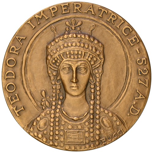 Medaglia teodora imperatrice - medaglia,